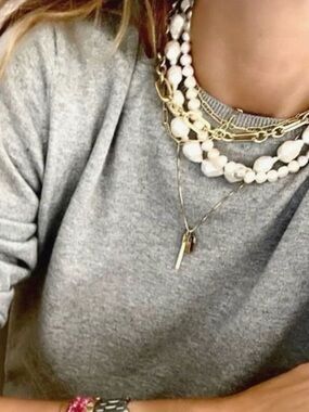 Chunky Baroque Freshwater Pearl Necklace White Coin Pearls Statement